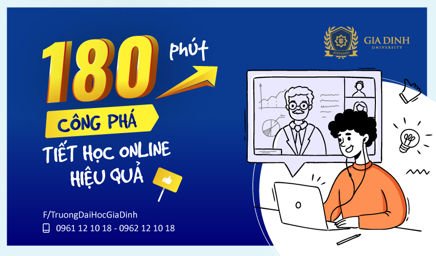 Học viên học online tại nhà với sự tập trung cao độ