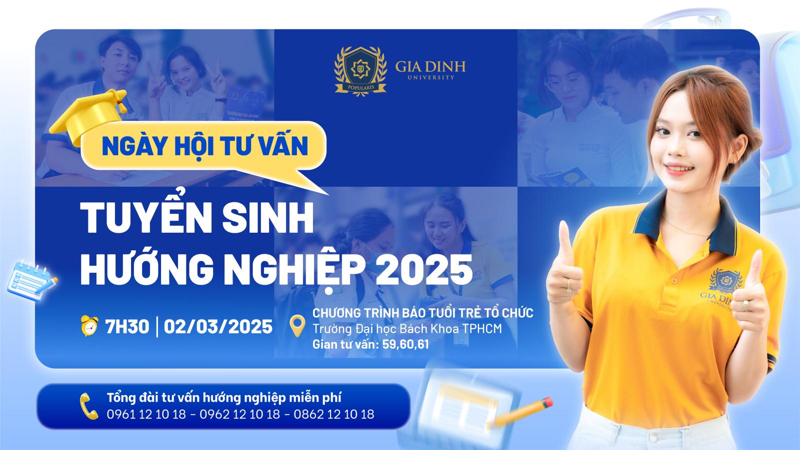 Thông báo tuyển sinh Đại học Gia Định năm 2025, cơ hội cho sinh viên tương lai